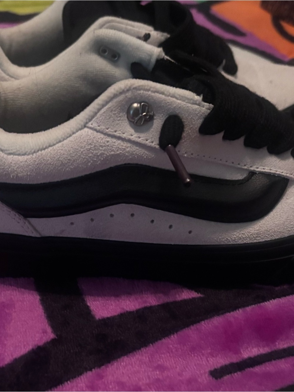 Vans Knu Skool In The Shadows Black and White